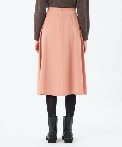 MACKINTOSH PHILOSOPHY / マッキントッシュ フィロソフィー ロング・マキシ丈スカート | グロッシーサイドドレープスカート | 詳細4