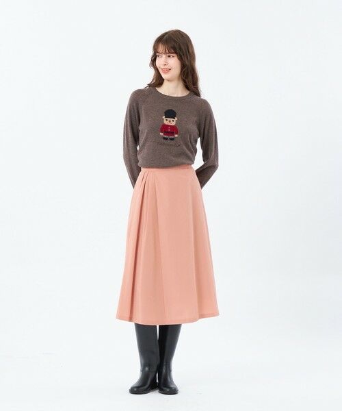 MACKINTOSH PHILOSOPHY / マッキントッシュ フィロソフィー ロング・マキシ丈スカート | グロッシーサイドドレープスカート | 詳細2