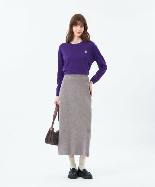 MACKINTOSH PHILOSOPHY / マッキントッシュ フィロソフィー ロング・マキシ丈スカート | 【WEB&一部店舗限定】ニットスカート | 詳細1