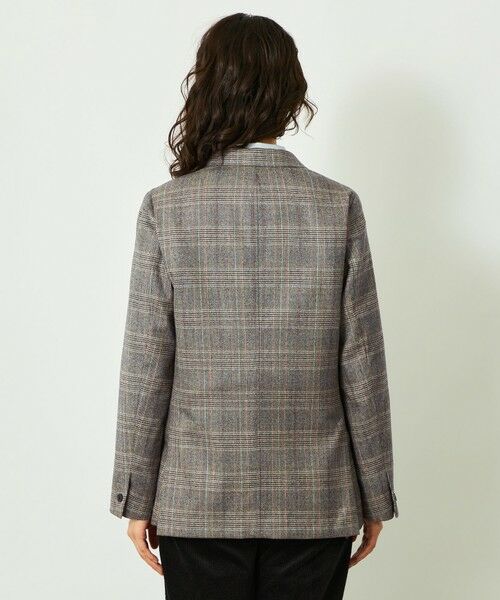 MACKINTOSH PHILOSOPHY / マッキントッシュ フィロソフィー ノーカラージャケット | GREY LABEL グレンチェックブレザー | 詳細4