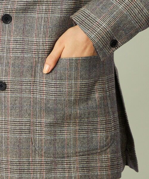 MACKINTOSH PHILOSOPHY / マッキントッシュ フィロソフィー ノーカラージャケット | GREY LABEL グレンチェックブレザー | 詳細5