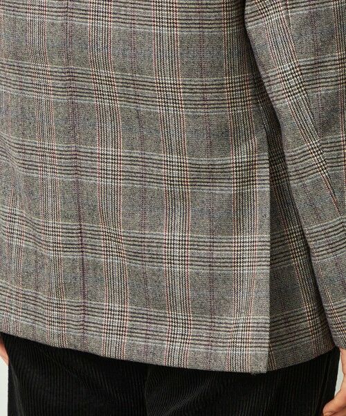MACKINTOSH PHILOSOPHY / マッキントッシュ フィロソフィー ノーカラージャケット | GREY LABEL グレンチェックブレザー | 詳細6