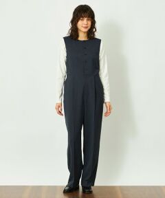 MACKINTOSH PHILOSOPHY / マッキントッシュ フィロソフィー ロング・マキシ丈ワンピース | GREY LABEL ノーカラージャンプスーツ