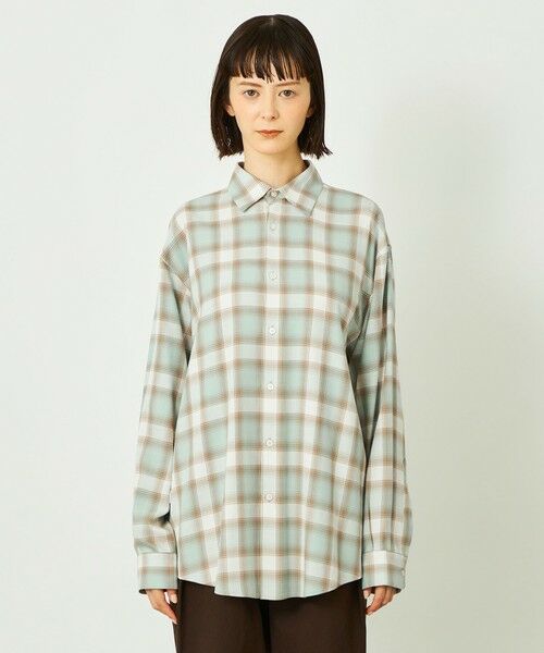 MACKINTOSH PHILOSOPHY / マッキントッシュ フィロソフィー シャツ・ブラウス | GREY LABEL オンブレチェックシャツ | 詳細4