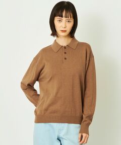 MACKINTOSH PHILOSOPHY / マッキントッシュ フィロソフィー ニット・セーター | GREY LABEL コットンウールニットポロ