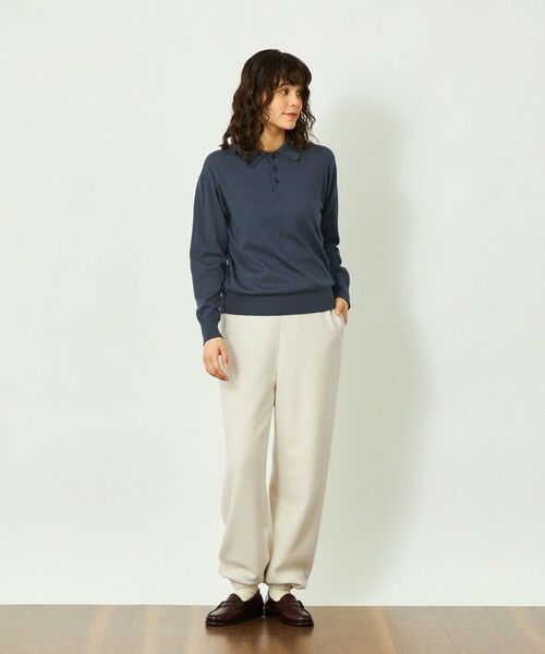 MACKINTOSH PHILOSOPHY / マッキントッシュ フィロソフィー ニット・セーター | GREY LABEL コットンウールニットポロ | 詳細4