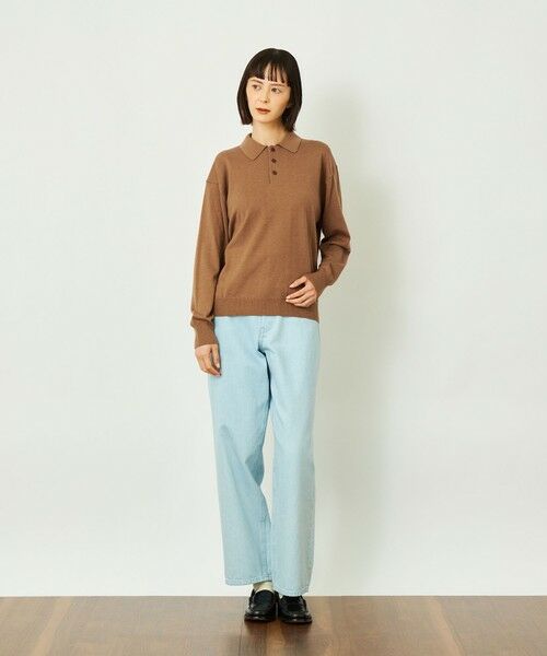 MACKINTOSH PHILOSOPHY / マッキントッシュ フィロソフィー ニット・セーター | GREY LABEL コットンウールニットポロ | 詳細5