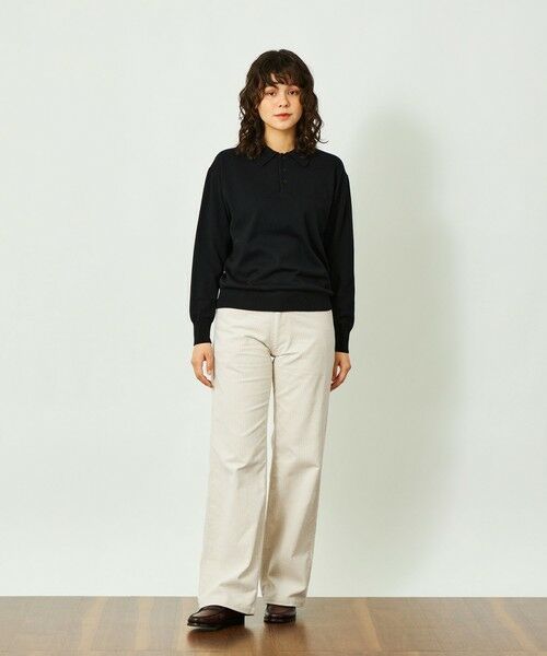 MACKINTOSH PHILOSOPHY / マッキントッシュ フィロソフィー ニット・セーター | GREY LABEL コットンウールニットポロ | 詳細1