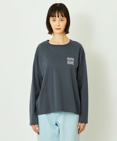MACKINTOSH PHILOSOPHY / マッキントッシュ フィロソフィー カットソー | GREY LABEL SHARPLOGO ロングスリーブTシャツ | 詳細5