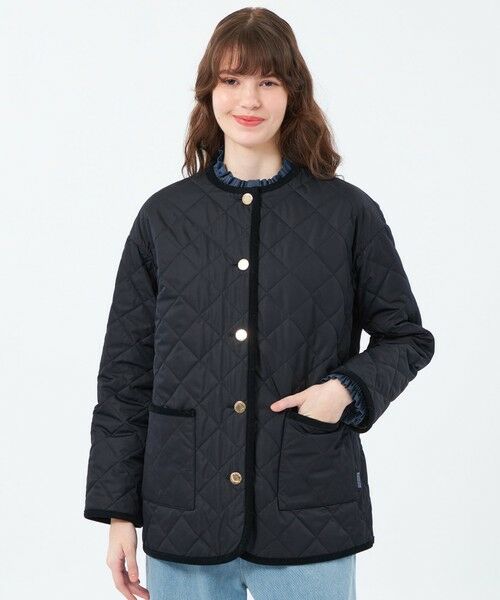 MACKINTOSH PHILOSOPHY/マッキントッシュ フィロソフィー 【LEE11月号掲載/蛯原友里さん着用】【ROYTON MIDDLE WIDE（ロイトンミドルワイド）】キルティング ネイビー3 34