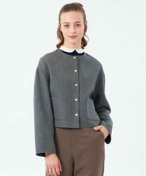 MACKINTOSH PHILOSOPHY / マッキントッシュ フィロソフィー その他アウター | 【IVENREY SHORT(イベンリーショート)】ウール製 | 詳細1