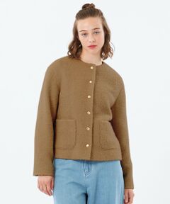 MACKINTOSH PHILOSOPHY / マッキントッシュ フィロソフィー その他アウター | 【HESSLE（ヘスル）】ノーカラーショートコート