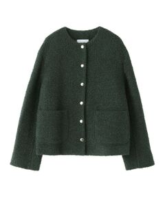 MACKINTOSH PHILOSOPHY / マッキントッシュ フィロソフィー その他アウター | 【HESSLE（ヘスル）】ノーカラーショートコート