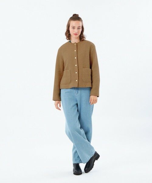 MACKINTOSH PHILOSOPHY / マッキントッシュ フィロソフィー その他アウター | 【HESSLE(ヘスル)】ノーカラーショートコート | 詳細3