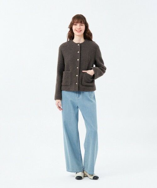 MACKINTOSH PHILOSOPHY / マッキントッシュ フィロソフィー その他アウター | 【HESSLE(ヘスル)】ノーカラーショートコート | 詳細4