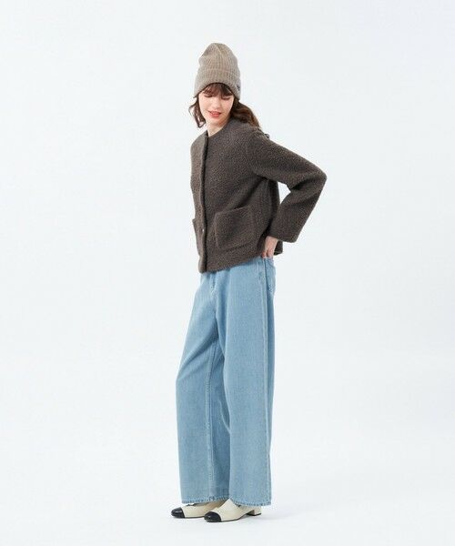 MACKINTOSH PHILOSOPHY / マッキントッシュ フィロソフィー その他アウター | 【HESSLE(ヘスル)】ノーカラーショートコート | 詳細5