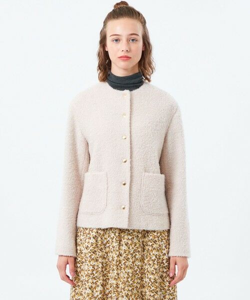 MACKINTOSH PHILOSOPHY / マッキントッシュ フィロソフィー その他アウター | 【HESSLE(ヘスル)】ノーカラーショートコート | 詳細6