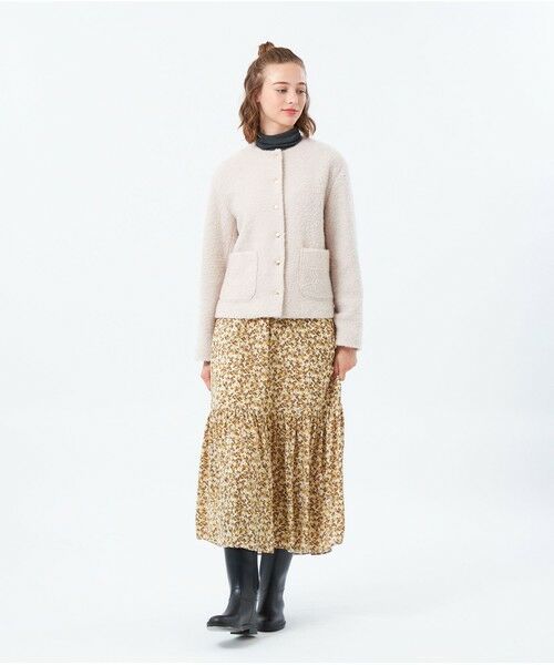 MACKINTOSH PHILOSOPHY / マッキントッシュ フィロソフィー その他アウター | 【HESSLE(ヘスル)】ノーカラーショートコート | 詳細1