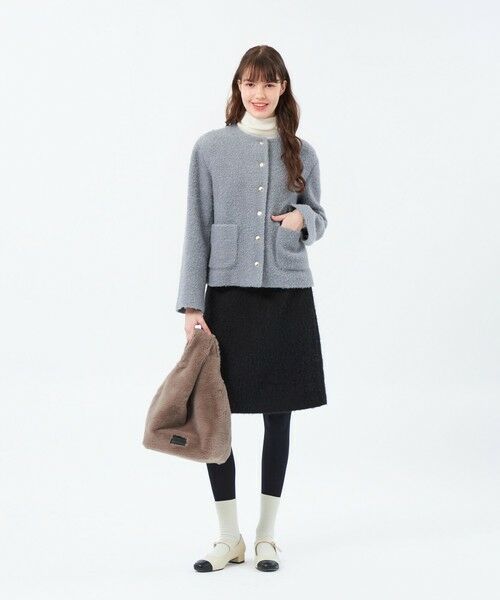 MACKINTOSH PHILOSOPHY / マッキントッシュ フィロソフィー その他アウター | 【HESSLE(ヘスル)】ノーカラーショートコート | 詳細2