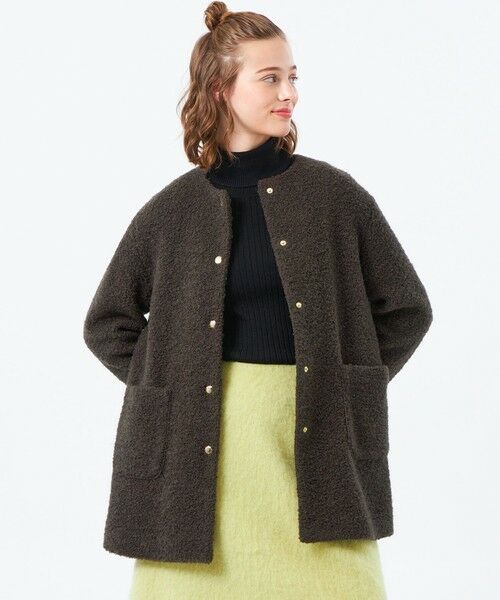 MACKINTOSH PHILOSOPHY/マッキントッシュ フィロソフィー 【HESSLE MIDDLE COAT(ヘスルミドルコート)】 ブラウン2 34 MACKINTOSH PHILOSOPHY/マッキントッシュ フィロソフィー 【HESSLE MIDDLE COAT(ヘスルミドルコート)】 ブラウン2 34