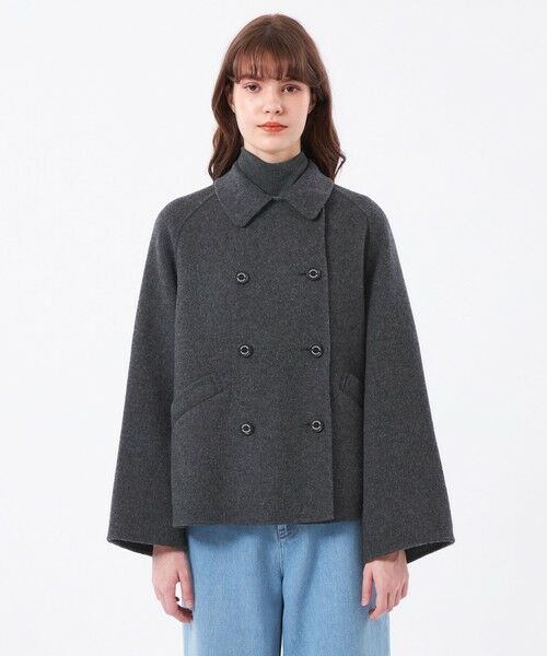 MACKINTOSH PHILOSOPHY / マッキントッシュ フィロソフィー その他アウター | 【WEB&一部店舗限定】ウールリバーショートPコート | 詳細3