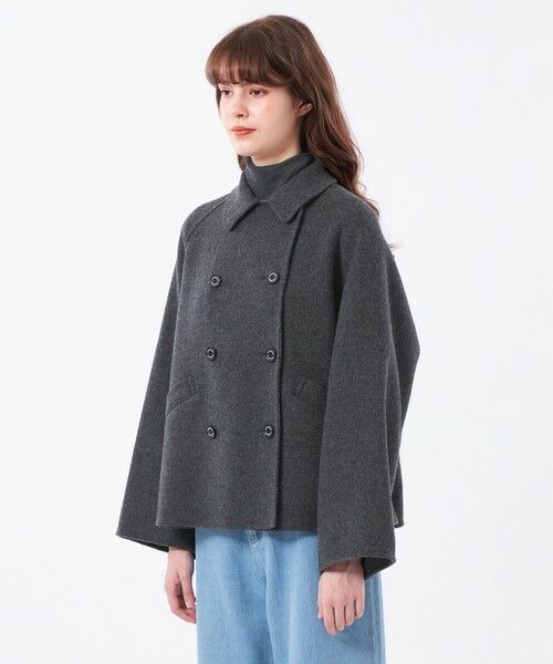 MACKINTOSH PHILOSOPHY / マッキントッシュ フィロソフィー その他アウター | 【WEB&一部店舗限定】ウールリバーショートPコート | 詳細4