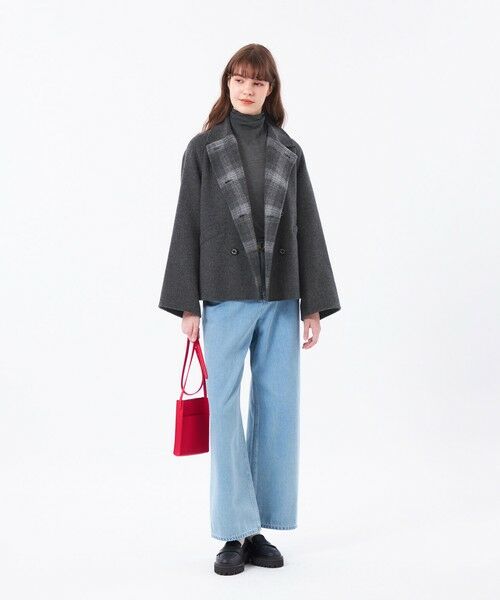 MACKINTOSH PHILOSOPHY / マッキントッシュ フィロソフィー その他アウター | 【WEB&一部店舗限定】ウールリバーショートPコート | 詳細1