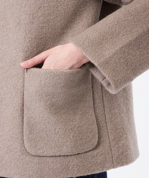 MACKINTOSH PHILOSOPHY / マッキントッシュ フィロソフィー その他アウター | 【WEB&一部店舗限定】ウールパイルノーカラーショートコート | 詳細7