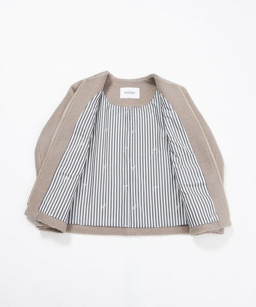 MACKINTOSH PHILOSOPHY / マッキントッシュ フィロソフィー その他アウター | 【WEB&一部店舗限定】ウールパイルノーカラーショートコート | 詳細8