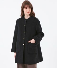 MACKINTOSH PHILOSOPHY / マッキントッシュ フィロソフィー その他アウター | 【WEB&一部店舗限定】ウールパイルノーカラーコート