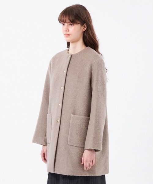 MACKINTOSH PHILOSOPHY / マッキントッシュ フィロソフィー その他アウター | 【WEB&一部店舗限定】ウールパイルノーカラーコート | 詳細5