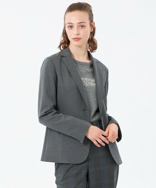 MACKINTOSH PHILOSOPHY/マッキントッシュ フィロソフィー WARM TWILL テーラードジャケット チャコールグレー1 36 MACKINTOSH PHILOSOPHY/マッキントッシュ フィロソフィー WARM TWILL テーラードジャケット チャコールグレー1 36