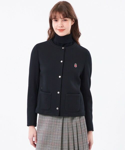 ノーカラージャケッット マッキントッシュ フィロソフィー ダンボールジャケット WEB&一部店舗限定】バッキンガムベア ノーカラーダンボール