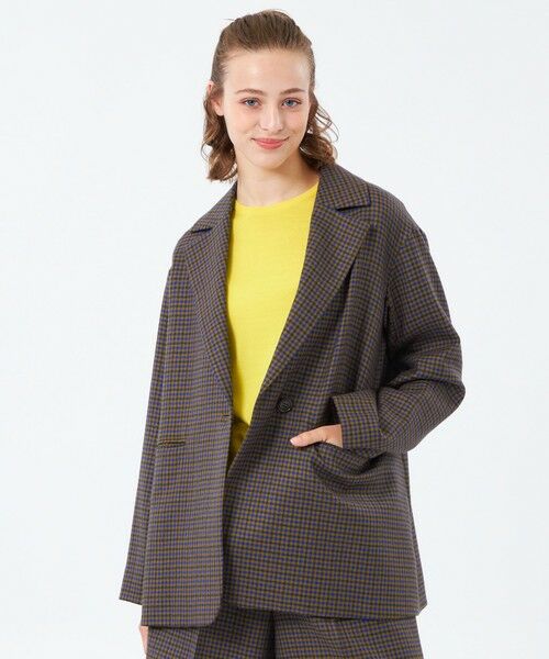 MACKINTOSH PHILOSOPHY/マッキントッシュ フィロソフィー 【Tifty(ティフティ)】 チェックツイード キャメル1 36 MACKINTOSH PHILOSOPHY/マッキントッシュ フィロソフィー 【Tifty(ティフティ)】 チェックツイード キャメル1 36