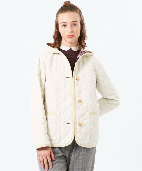 MACKINTOSH PHILOSOPHY/マッキントッシュ フィロソフィー 【ROYTON MIDDLE HOOD(ロイトンミドルフード)】キルティング オフホワイト2 36 MACKINTOSH PHILOSOPHY/マッキントッシュ フィロソフィー 【ROYTON MIDDLE HOOD(ロイトンミドルフード)】キルティング オフホワイト2 36