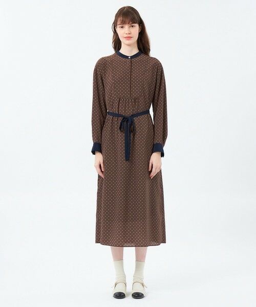 MACKINTOSH PHILOSOPHY / マッキントッシュ フィロソフィー ロング・マキシ丈ワンピース | ファインパターンドットワンピース | 詳細3