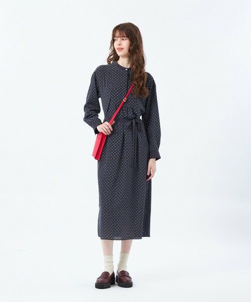 MACKINTOSH PHILOSOPHY / マッキントッシュ フィロソフィー ロング・マキシ丈ワンピース | ファインパターンドットワンピース | 詳細1