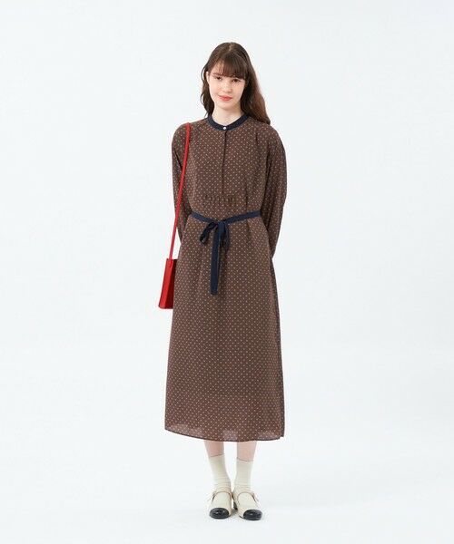 MACKINTOSH PHILOSOPHY / マッキントッシュ フィロソフィー ロング・マキシ丈ワンピース | ファインパターンドットワンピース | 詳細2