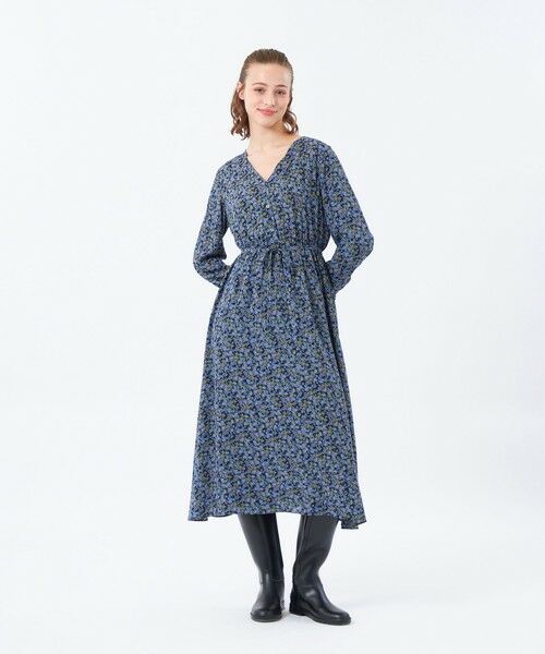 MACKINTOSH PHILOSOPHY / マッキントッシュ フィロソフィー ロング・マキシ丈ワンピース | リトルフラワープリントワンピース | 詳細1