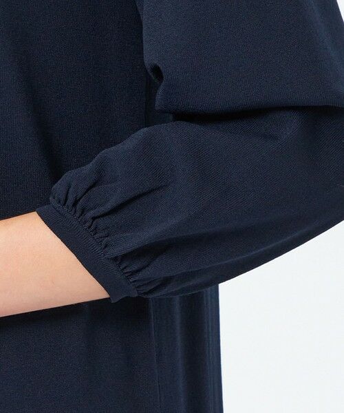 MACKINTOSH PHILOSOPHY / マッキントッシュ フィロソフィー ロング・マキシ丈ワンピース | 【25年秋冬モデル】Cleric Collar Knit サックワンピース | 詳細6