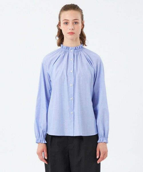 MACKINTOSH PHILOSOPHY / マッキントッシュ フィロソフィー シャツ・ブラウス | フリルカラーコットンブラウス | 詳細4