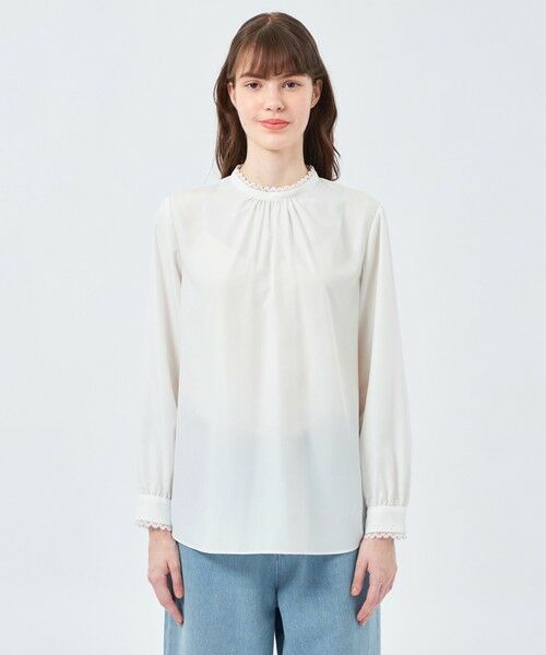 MACKINTOSH PHILOSOPHY / マッキントッシュ フィロソフィー シャツ・ブラウス | レーストリムブラウス | 詳細3