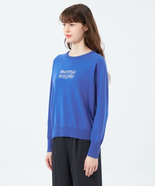 MACKINTOSH PHILOSOPHY / マッキントッシュ フィロソフィー ニット・セーター | ライティングロゴニット | 詳細5