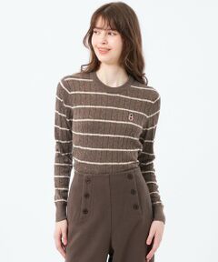 MACKINTOSH PHILOSOPHY / マッキントッシュ フィロソフィー ニット・セーター | バッキンガムベア ケーブルニット