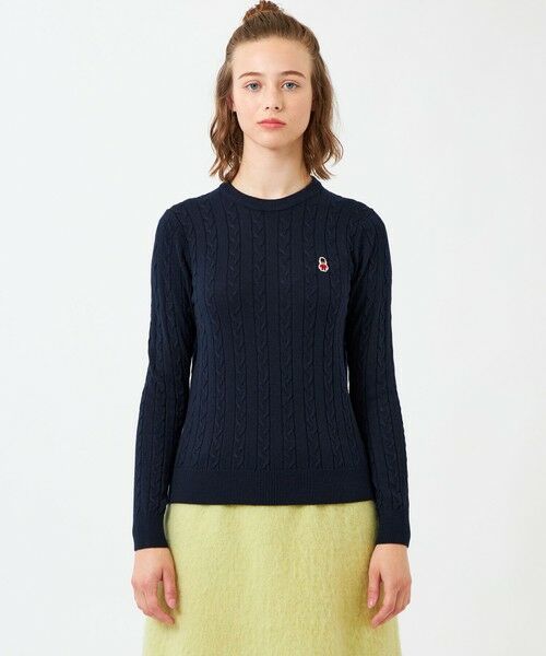 MACKINTOSH PHILOSOPHY / マッキントッシュ フィロソフィー ニット・セーター | バッキンガムベア ケーブルニット | 詳細10