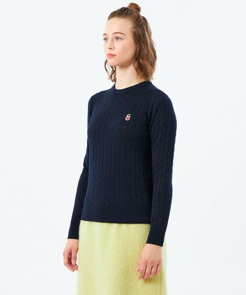 MACKINTOSH PHILOSOPHY / マッキントッシュ フィロソフィー ニット・セーター | バッキンガムベア ケーブルニット | 詳細11