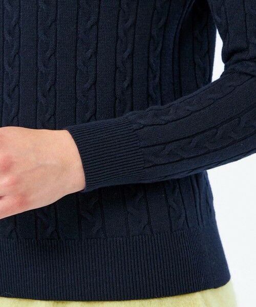 MACKINTOSH PHILOSOPHY / マッキントッシュ フィロソフィー ニット・セーター | バッキンガムベア ケーブルニット | 詳細13