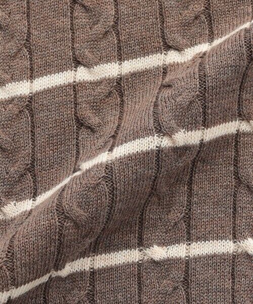 MACKINTOSH PHILOSOPHY / マッキントッシュ フィロソフィー ニット・セーター | バッキンガムベア ケーブルニット | 詳細21