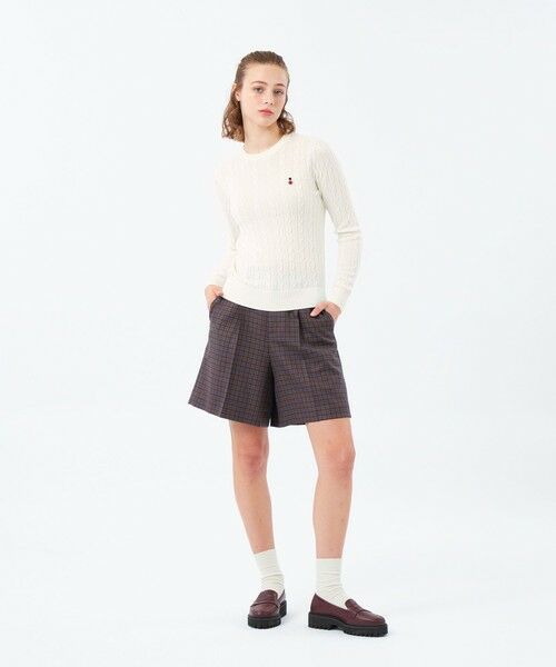 MACKINTOSH PHILOSOPHY / マッキントッシュ フィロソフィー ニット・セーター | バッキンガムベア ケーブルニット | 詳細1