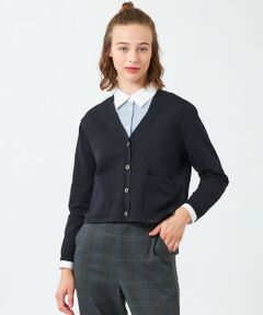 MACKINTOSH PHILOSOPHY / マッキントッシュ フィロソフィー ニット・セーター | ラメボーダーVネックカーディガン